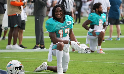 Jaylen Waddle demostró la visión correcta de los Miami Dolphins al seleccionar jugadores